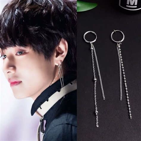 v bts handmade earrings